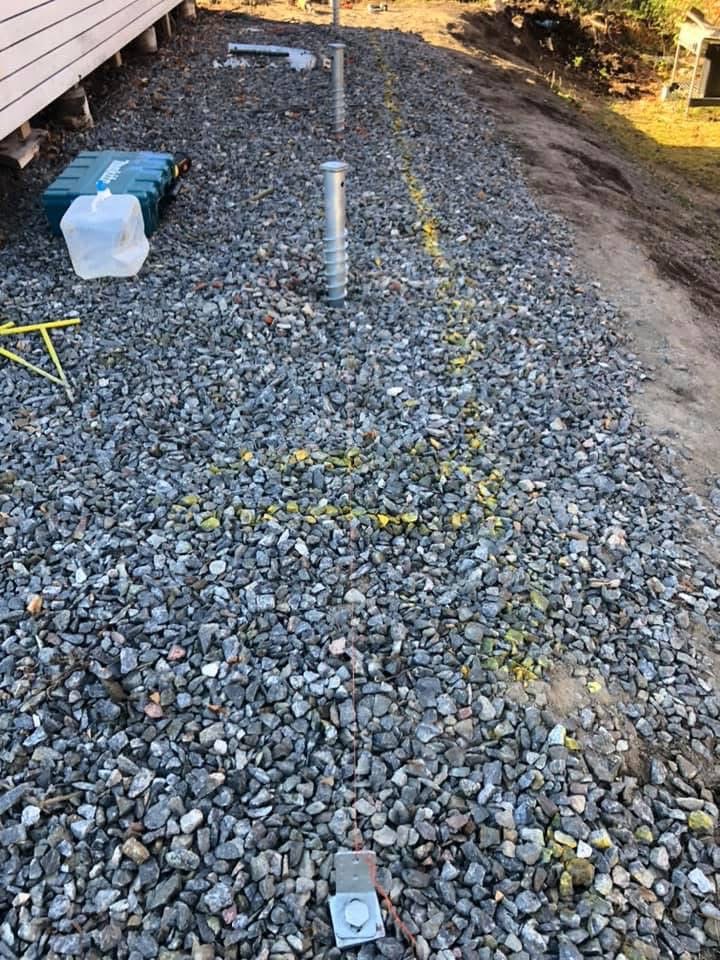 jordskruv markskruv skruvplint altan friggebod attefallare 