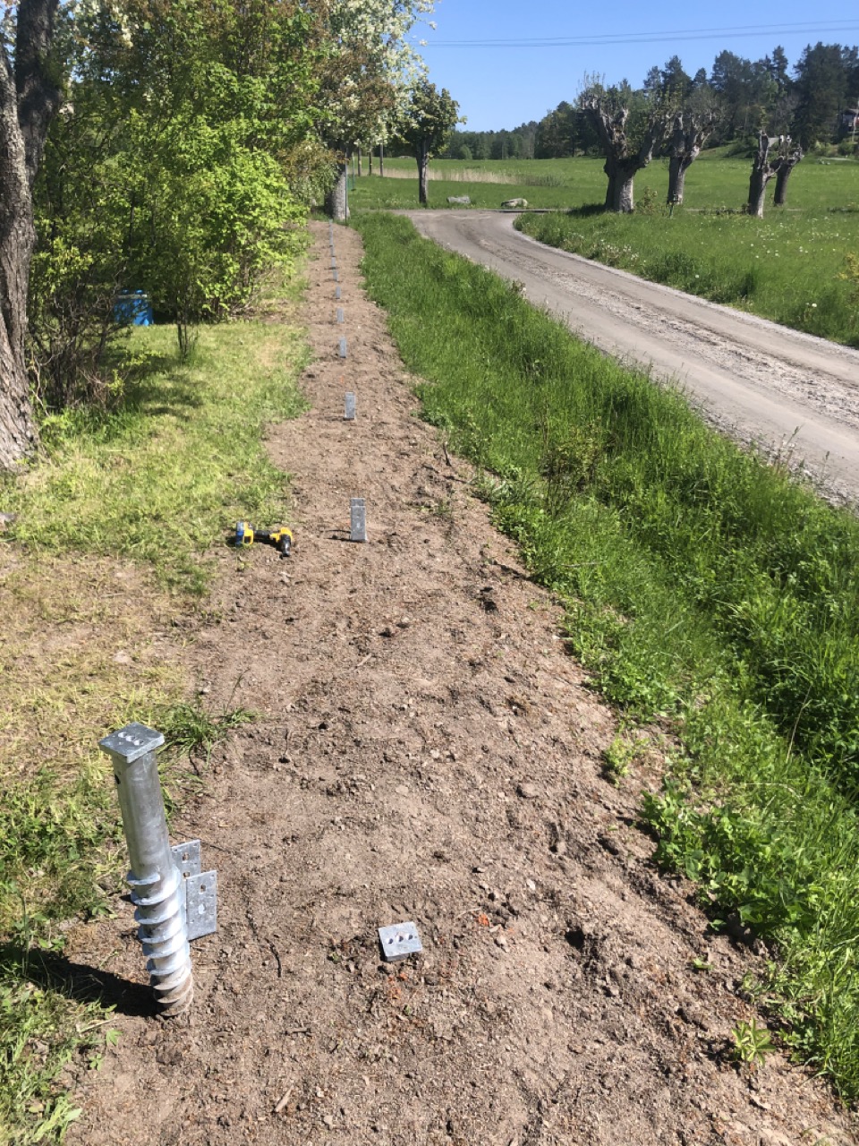 jordskruv markskruv skruvplint altan friggebod attefallare staket Värmdö